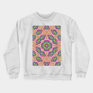 A Mandala for the ancient diety Bes Crewneck Sweatshirt